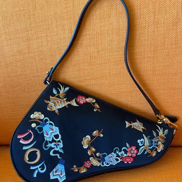 DIOR KOI SMALL SADDLE BAG - Picture 4 of 12